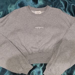 YoungLA cropped crewneck sweatshirt